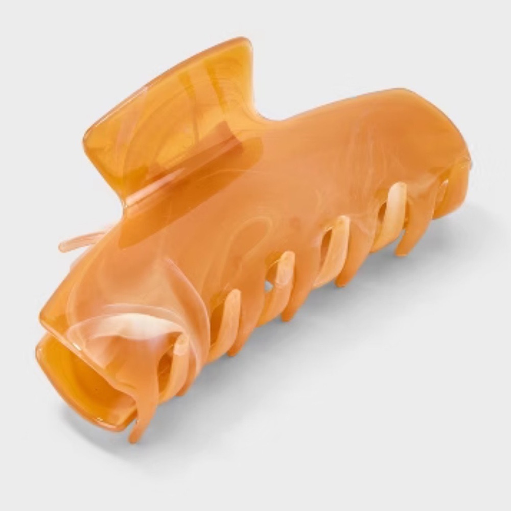 Swirl hair claw clip